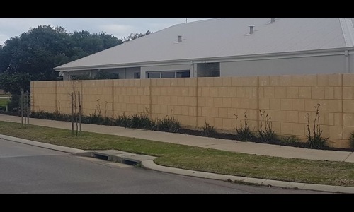 Limestone Retaining Wall