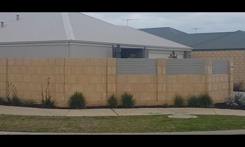 Limestone Retaining Wall